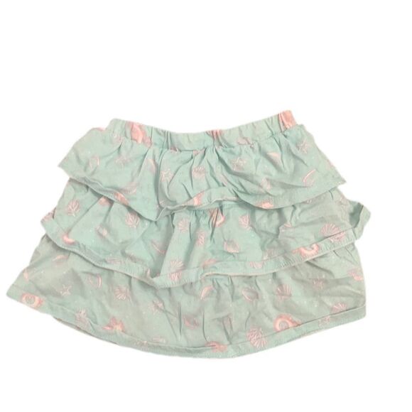 Seashell Patterned Layered Skort - Picture 1 of 4